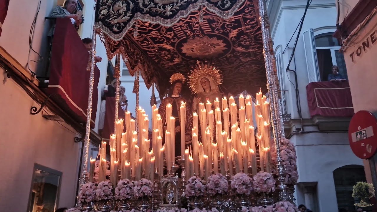 La Virgen de los Dolores y Misericordia de Jesús Despojado por Toneleros - BM Liceo (Moguer)