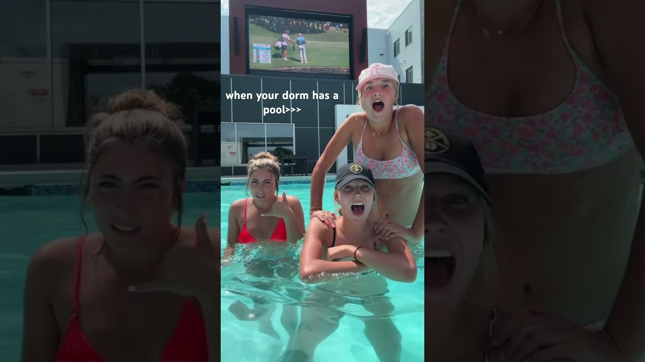 college life #pool #college #dorm #dormtour #friends