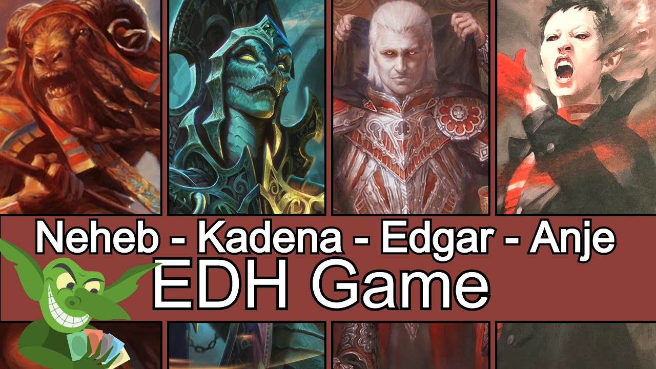 Neheb vs Kadena vs Edgar vs Anje EDH / CMDR gameplay from MagicFest Montreal 2019