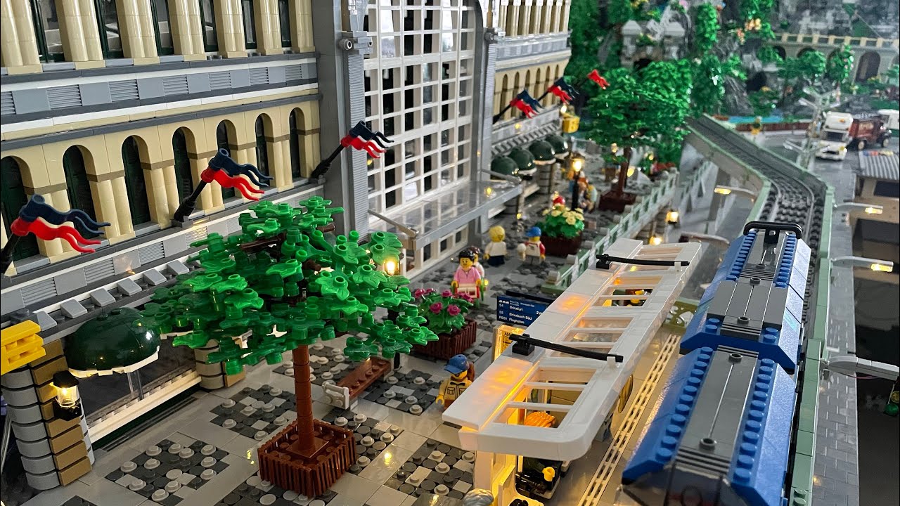 Neuer Raum ist Fertig | Weiterbau an der Promenade | Folge 128 | LEGO® Klemmbaustein Stadt Baustein