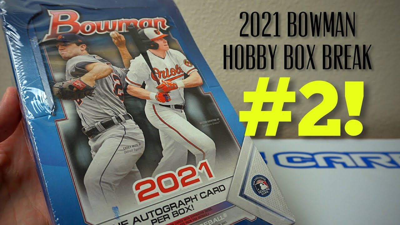 2021 Bowman Hobby Box Break #2! Yellow Speckle #/75 + Atomic + Green + Purple! Decent auto!