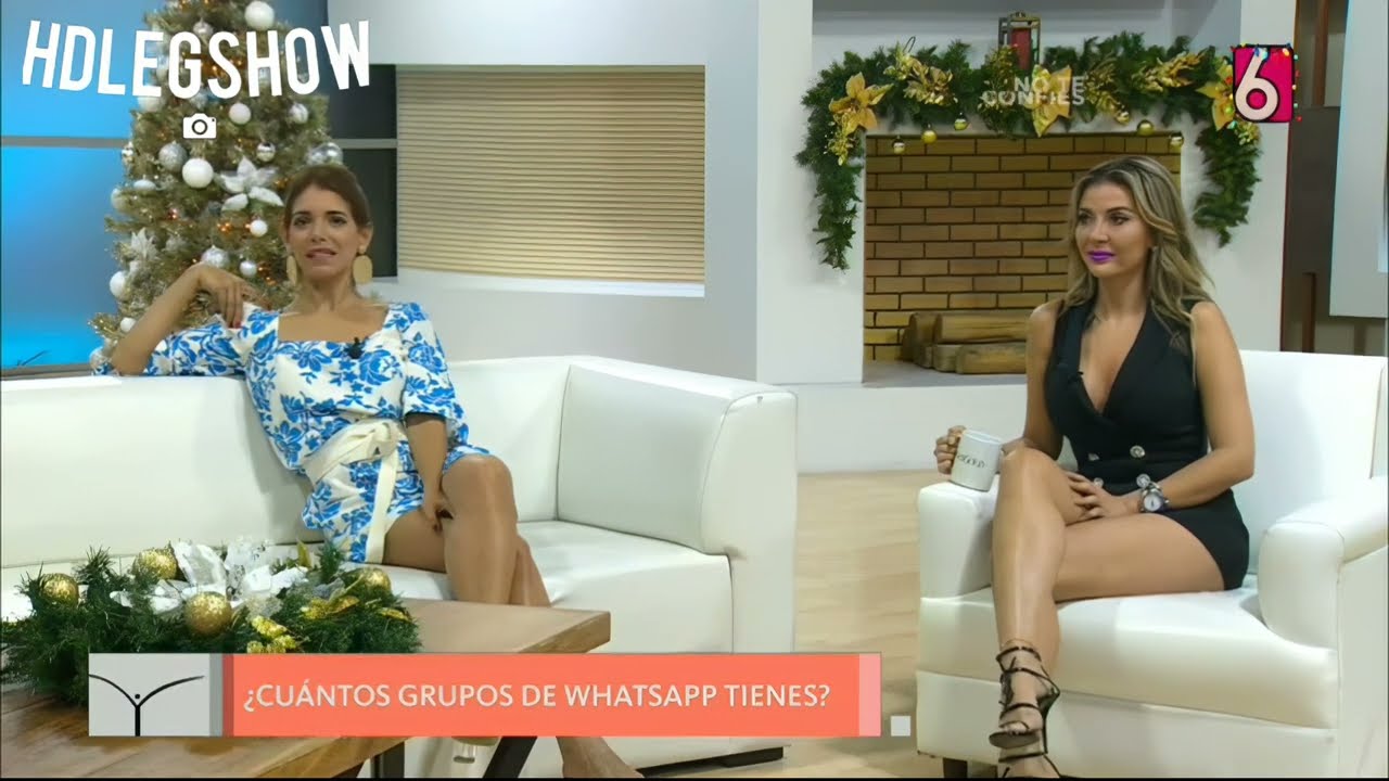 Ana Sexy Legs in White Shorts and Red Heels / Maria in Black Shorts