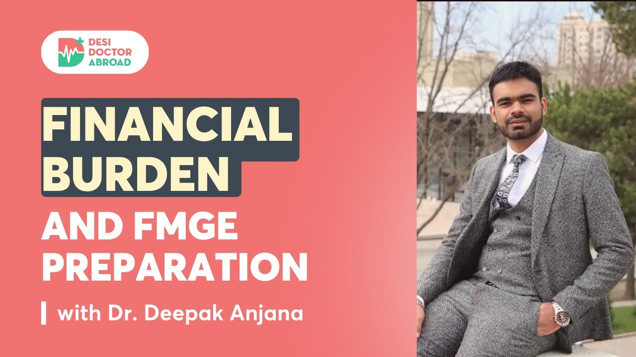Financial Challenges and Keeping Focused while FMGE Preparation - Dr. Vaibhav FMGE 2023