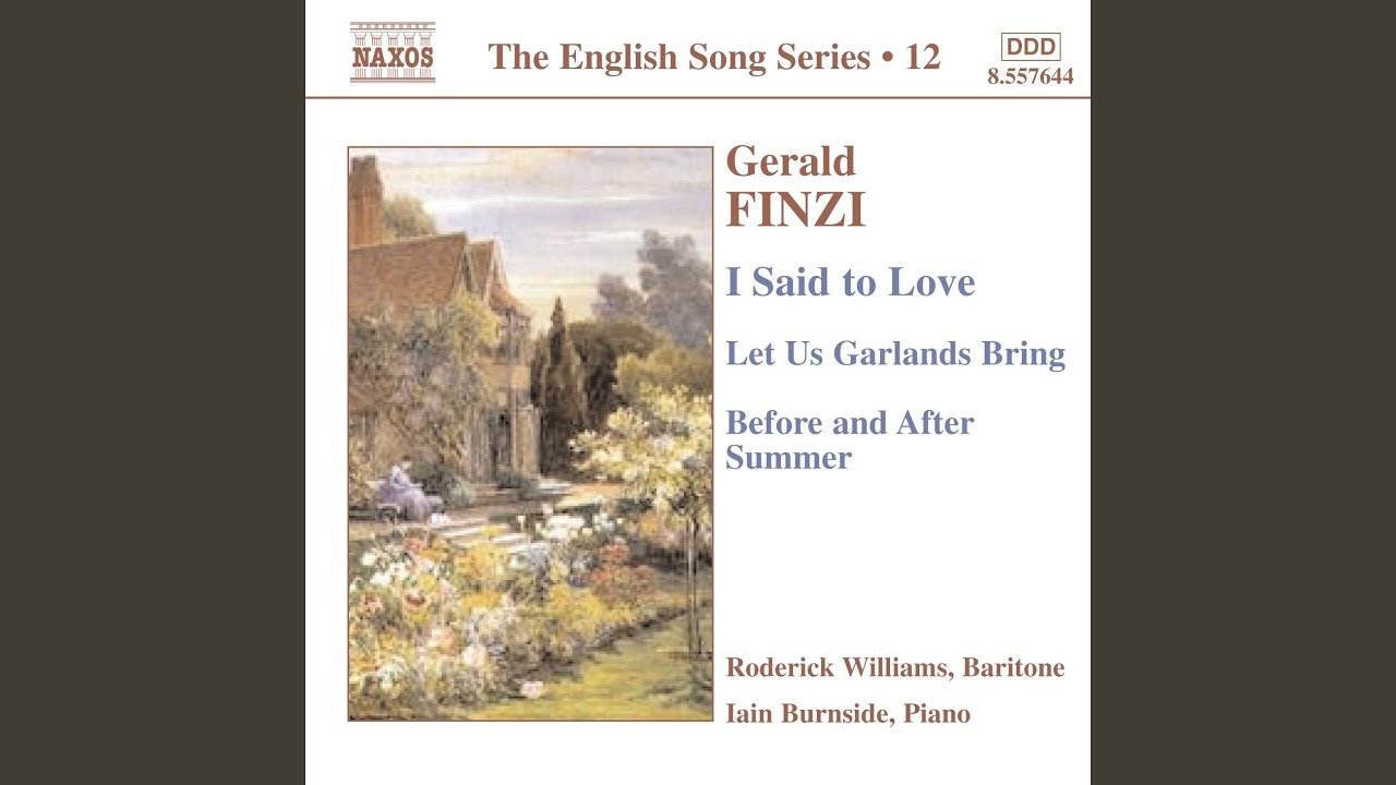Let us garlands bring, Op. 18: No. 2. Who is Silvia?
