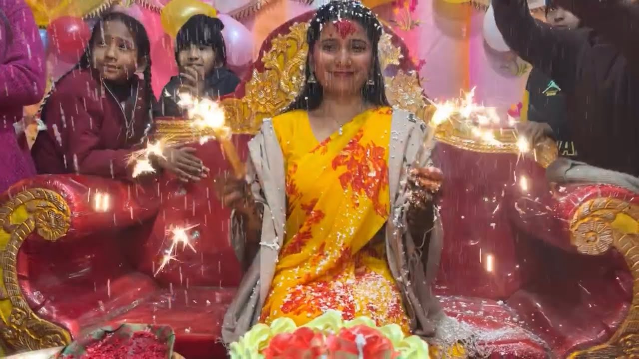 Haldi ko din ekdam ramailo vayo🤪