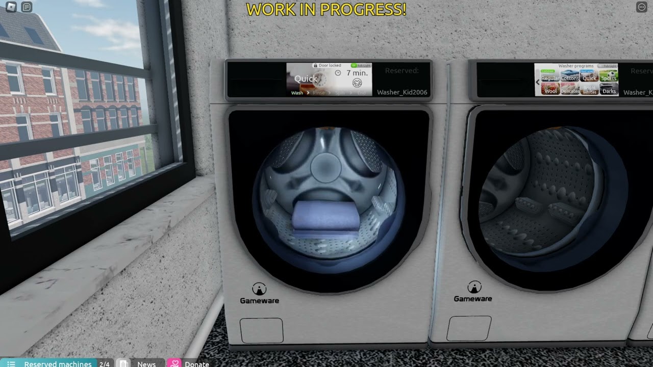 Single Item Test *Unbalanced spin ?!* | WashWare Roblox