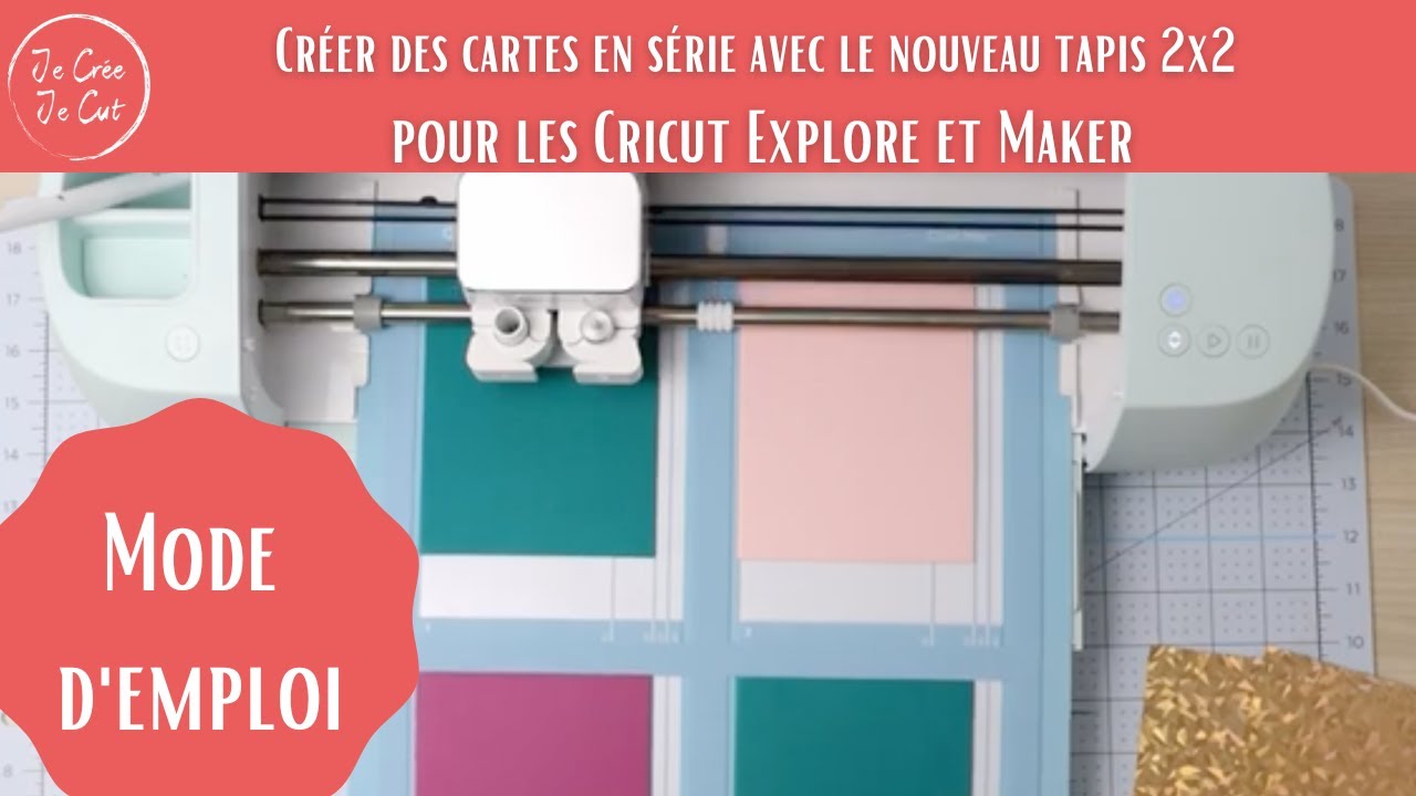 Réalisez des cartes en série avec le tapis pour cartes compatibles Cricut Maker et Explore!