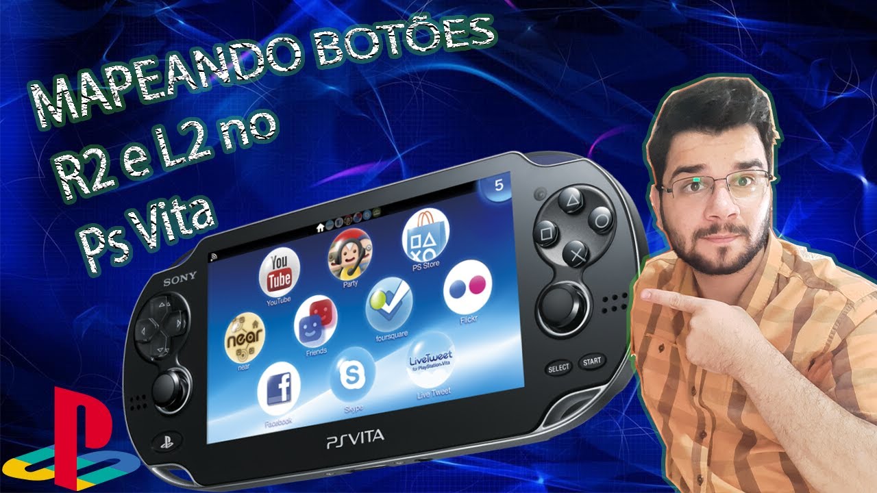 COMO UTILIZAR BOTOES R2 E L2  DO CONTROLE PS4 NO PSVITA !!!!