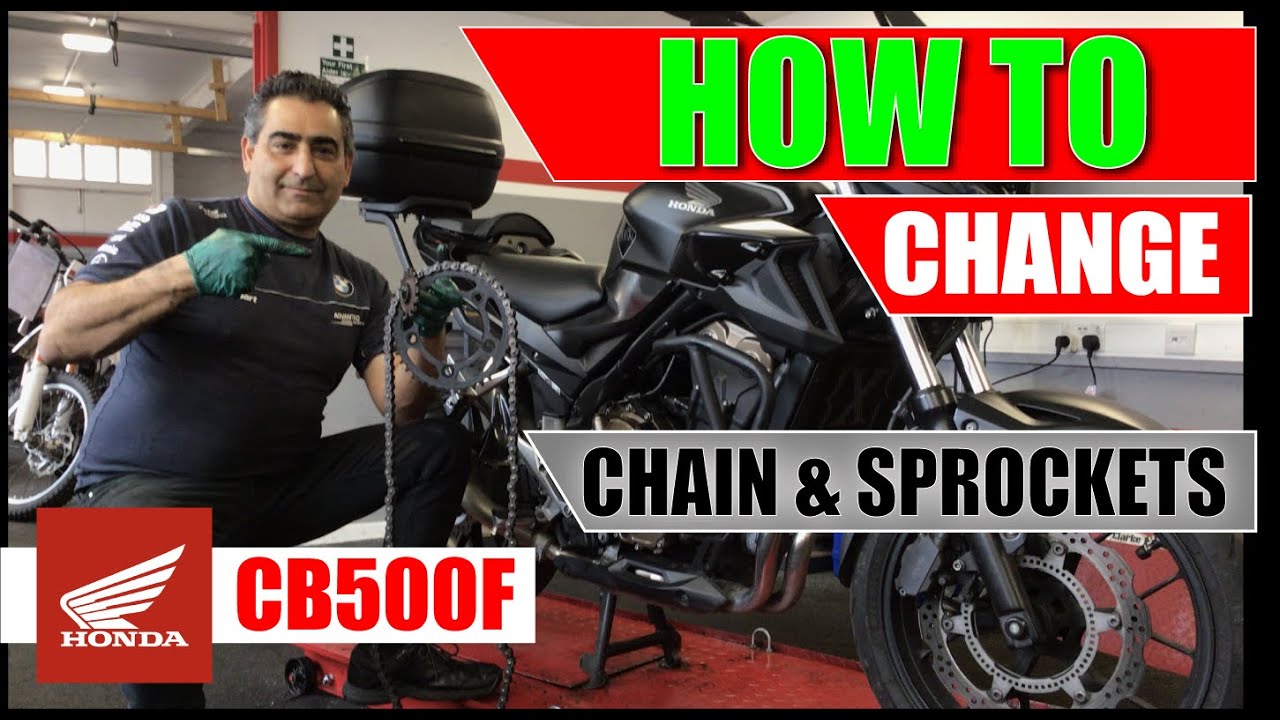 HONDA CB500F Chain & Sprockets #graciasvenezuela