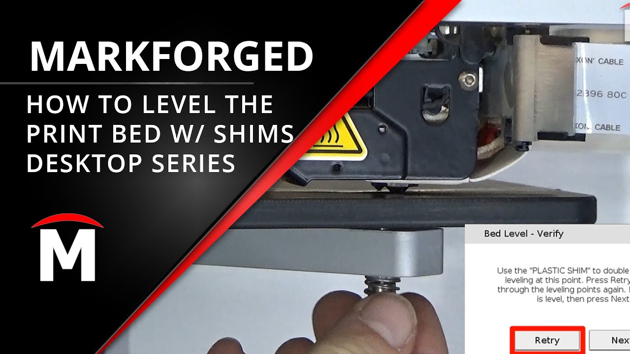 How to Level the Print Bed - Markforged Desktop