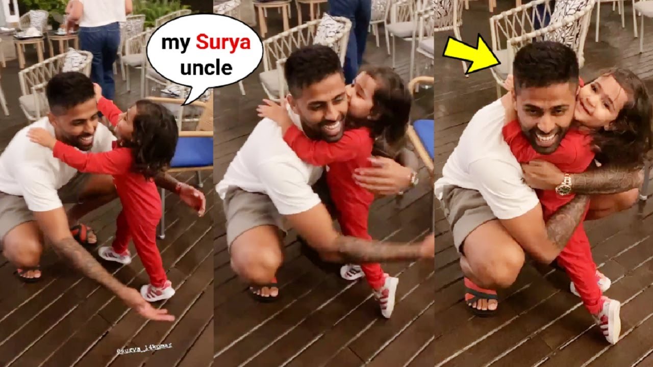 Rohit Sharma Daughter Samaira HUGS Suryakumar Yadav, Raising Confidence After MI Lose To RCB!!