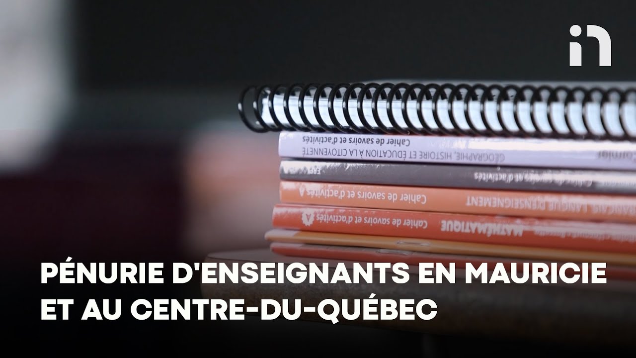 Pénurie d'enseignants en Mauricie et au Centre-du-Québec.