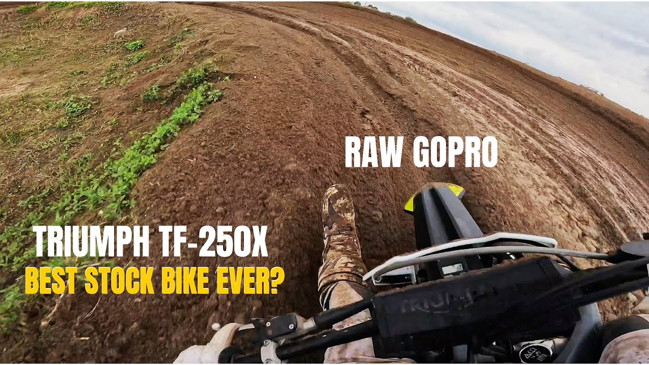 Raw GoPro- Triumph TF 250x- Last laps of the day