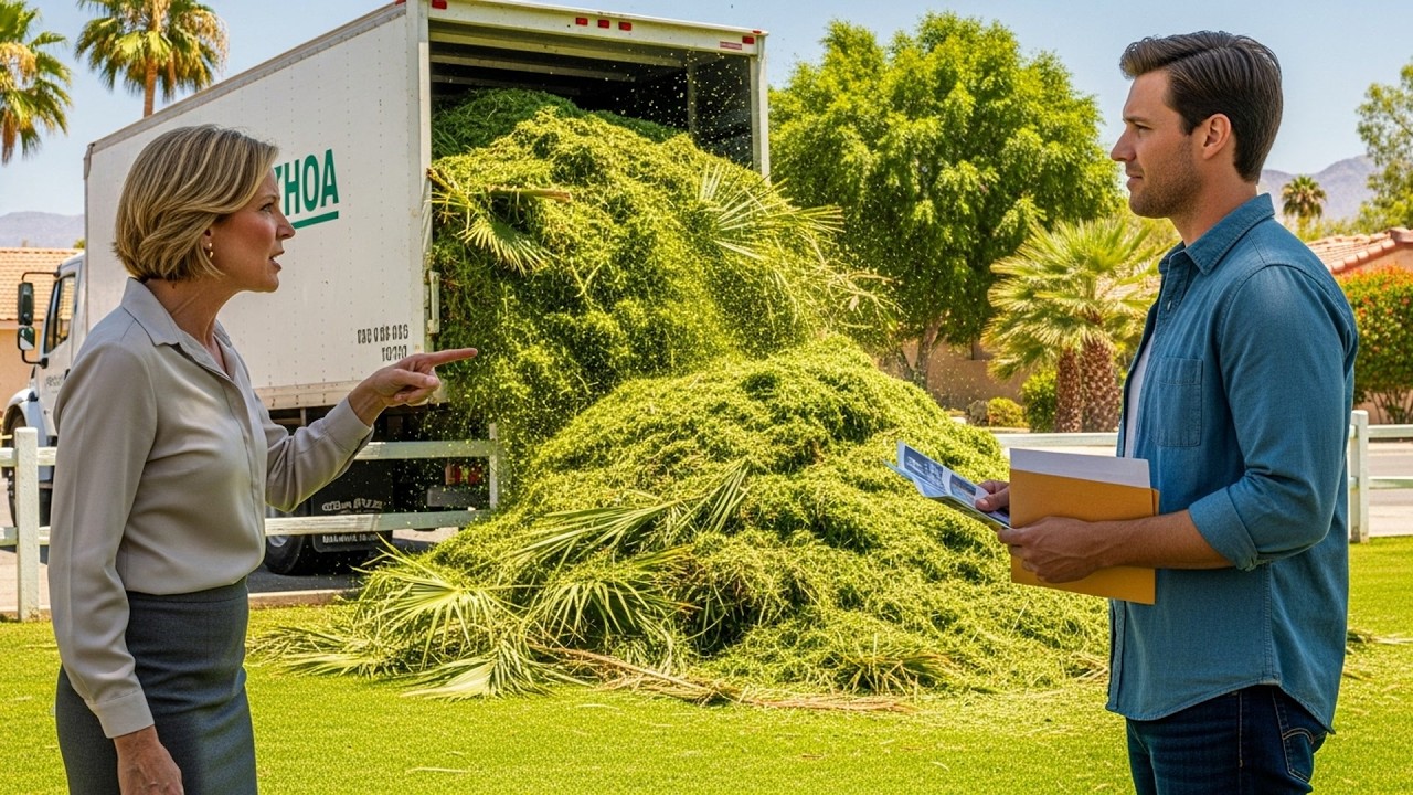 HOA Claimed I Dumped Yard Waste, Footage Showed Their Landscaper Did It And HOA Paid Fine
