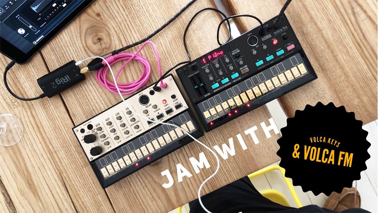Korg volca FM & Korg volca Keys chords playing