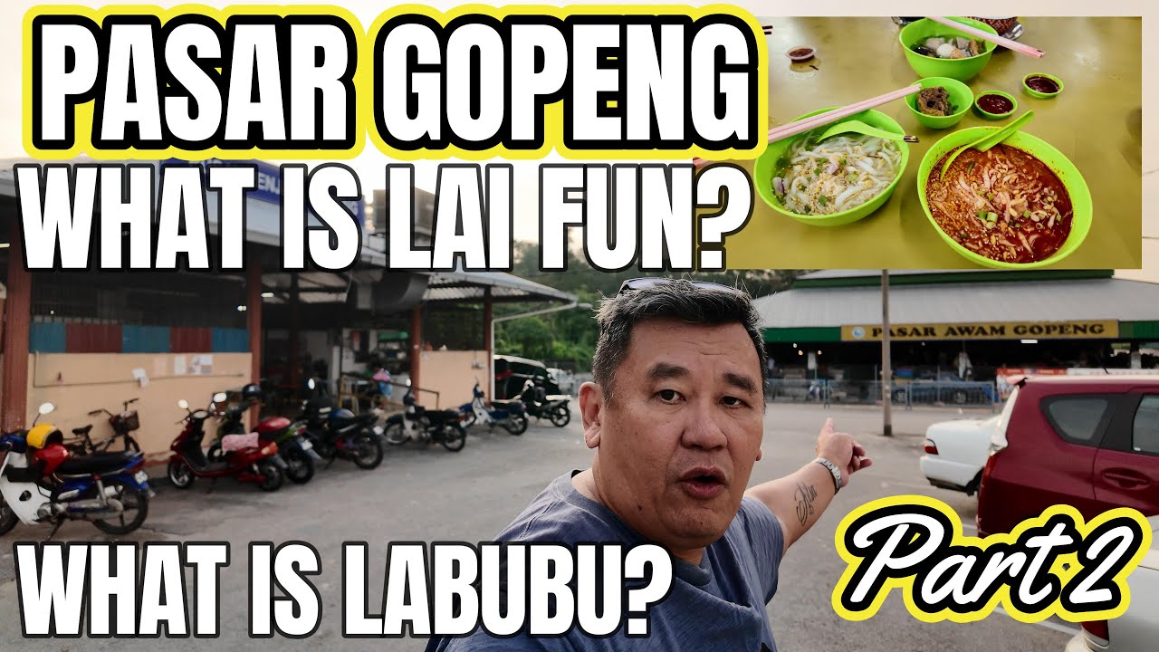Penang to Gopeng Day 2 Breakfast at Pusat Penjaja Gopeng, famous Lai Fun noodles and more!