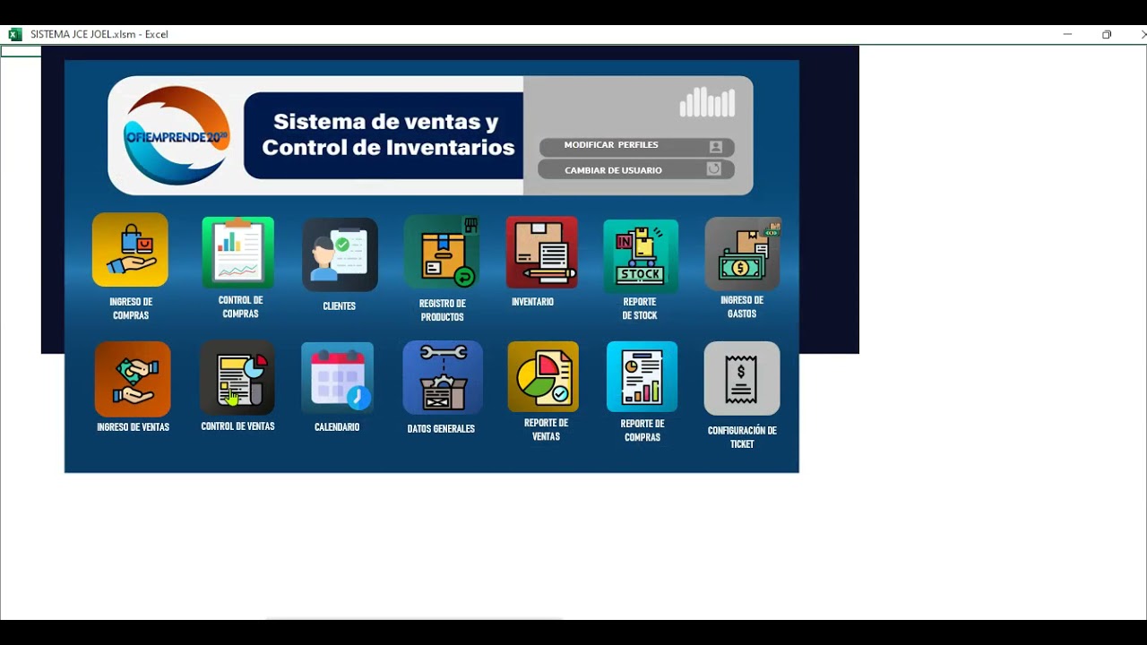 Sistema  de Ventas y control de Inventario 2022