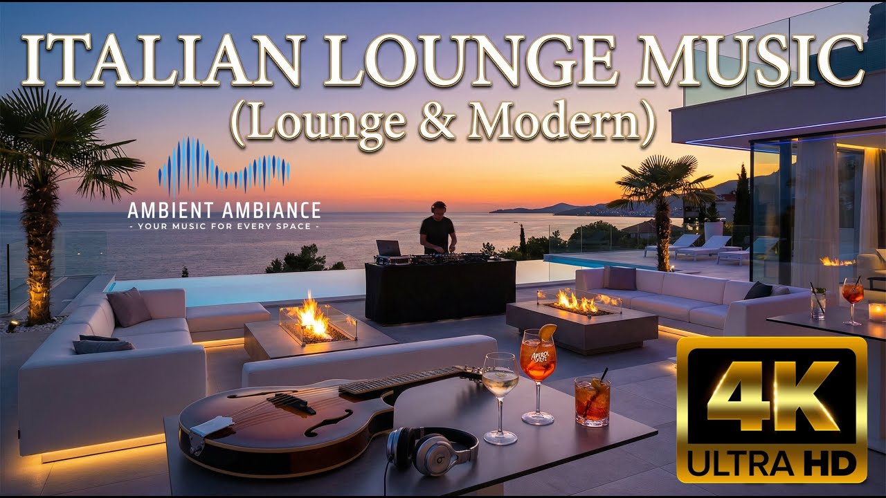 🇮🇹 Relaxing Italian Afternoon: Stylish Lounge & Chillout Beats for Work & Study