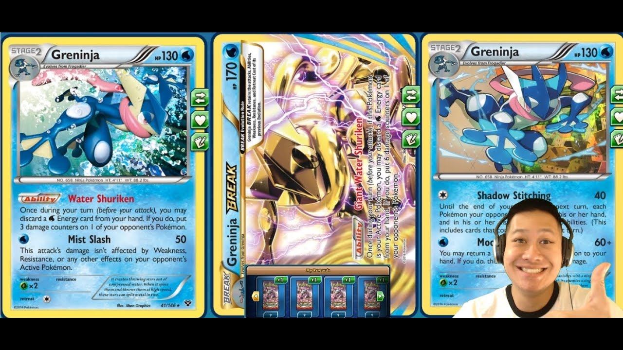 1 Energy Wonder Greninja BREAK Deck Sniping Off Heavy Hp Pokemon