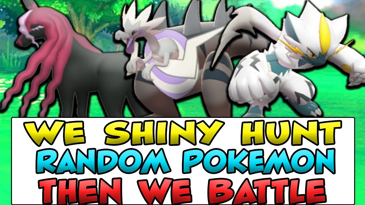 We Shiny Hunted Random Pok&eacute;mon Then We Battle!