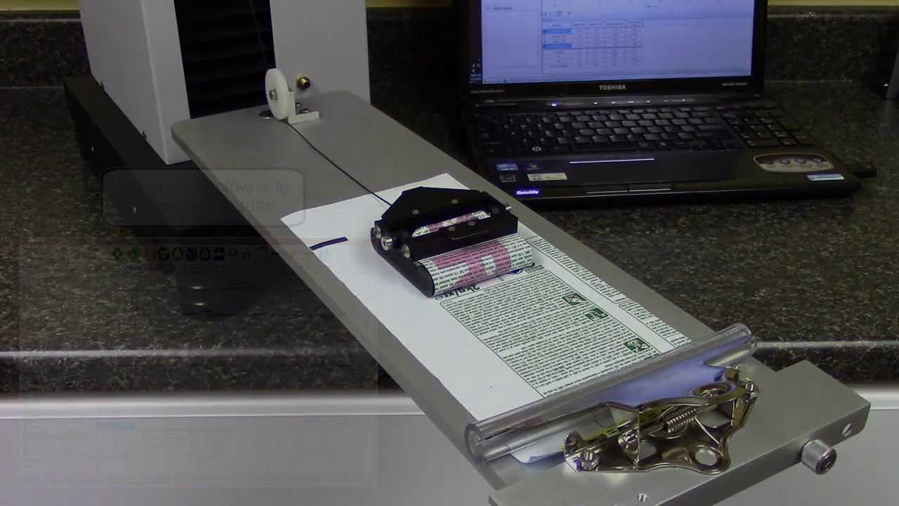 Thwing-Albert COF Fixture for EJA Vantage Universal Testing Machine