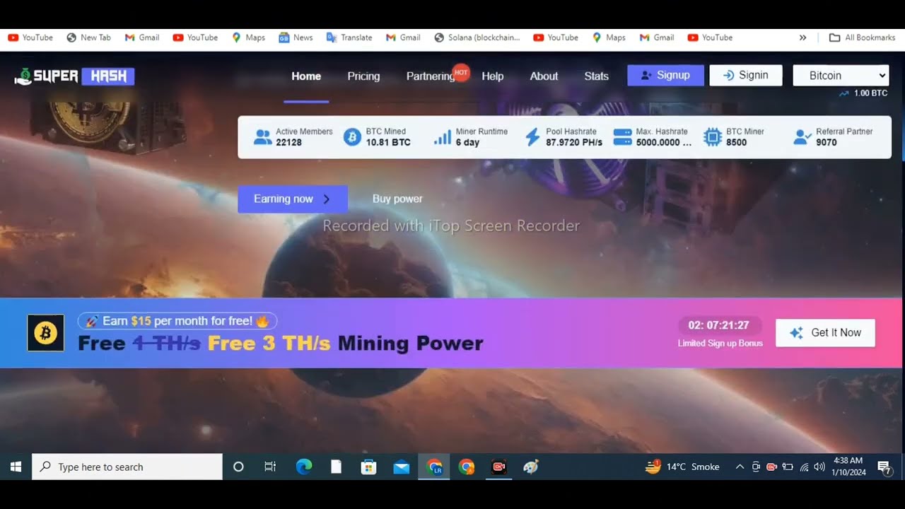 Free Bitcoin Mining Site 2024 | Free Bitcoin | Free Cloud Mining | Earn Free BTC
