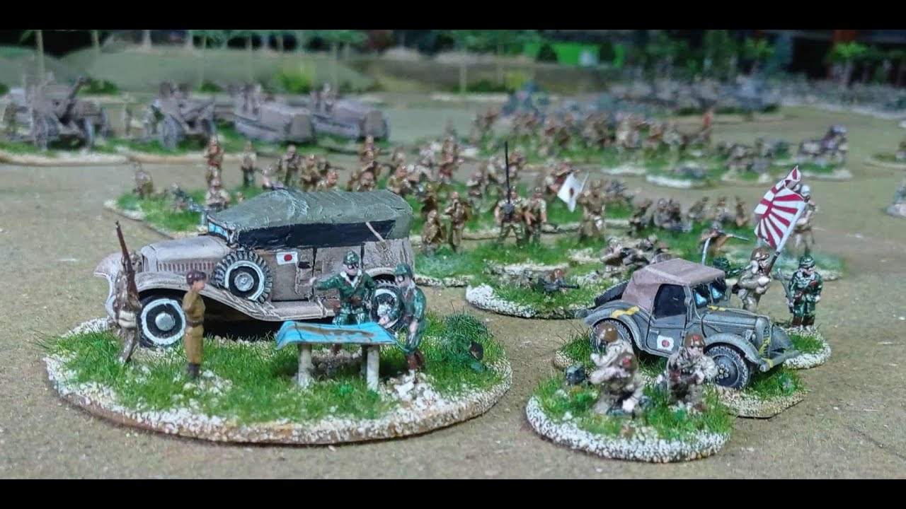 The Japanese Infantry Division in 20mm and for Rapid Fire! rules