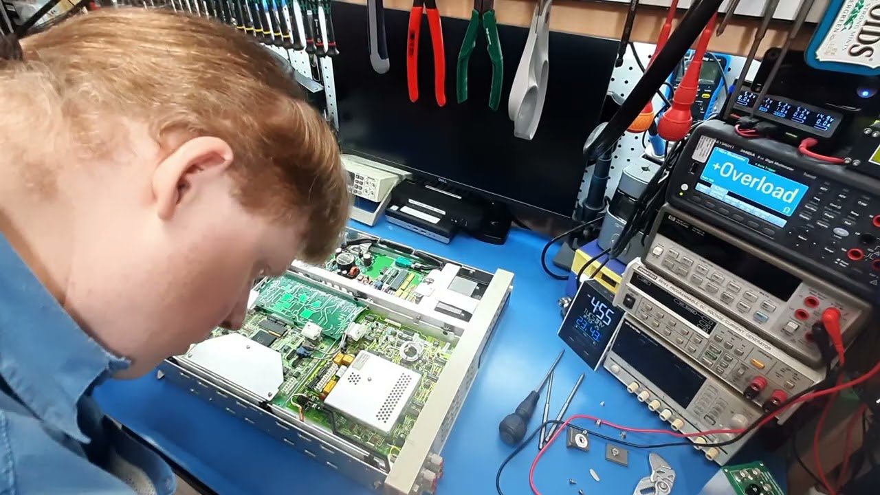 HP 3458A NO POWER Repair (part 1 - opening & diagnostics, minimal commentary)