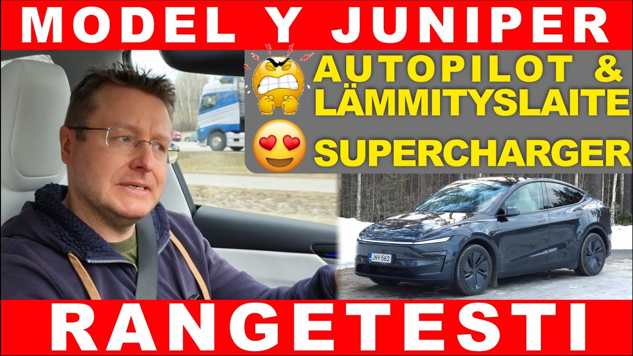 Tesla Model Y Juniper RANGETESTI