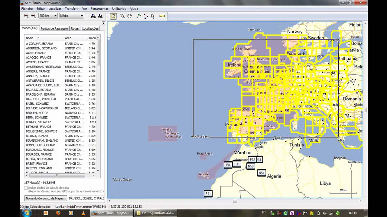 Unlock Mapsource