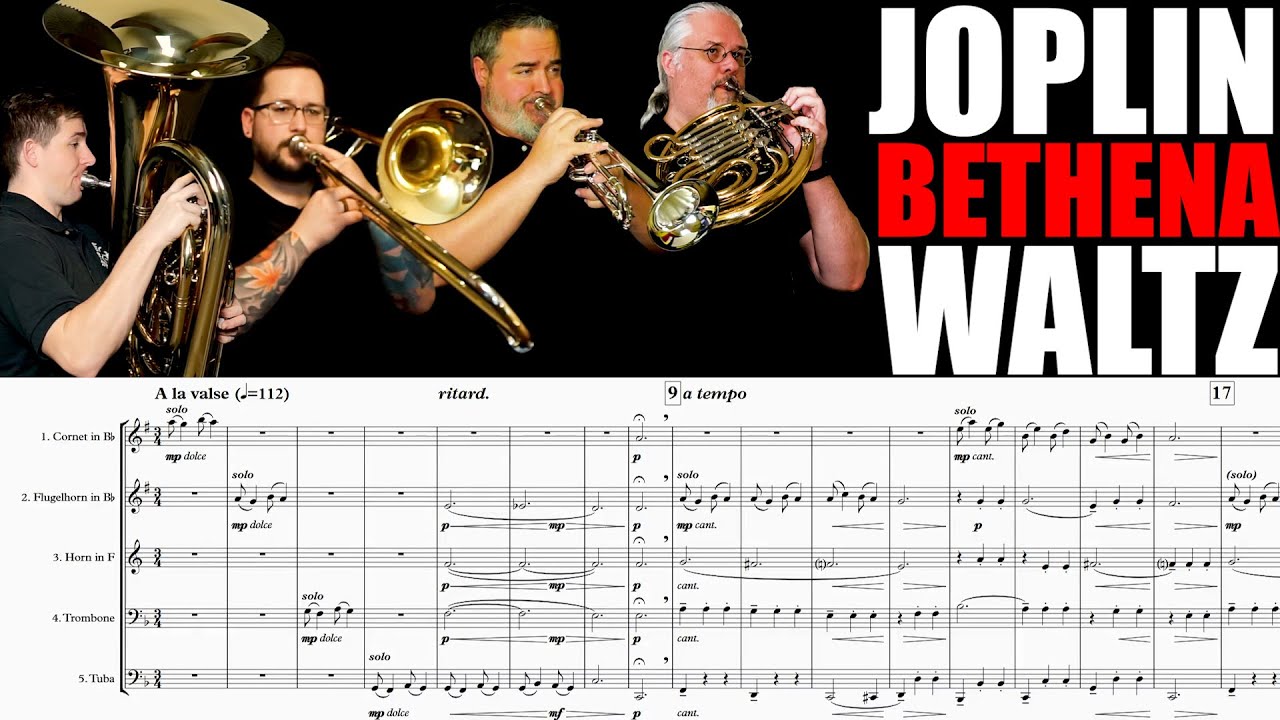 Bethena - Scott Joplin 📯 BRASS QUINTET 🎺