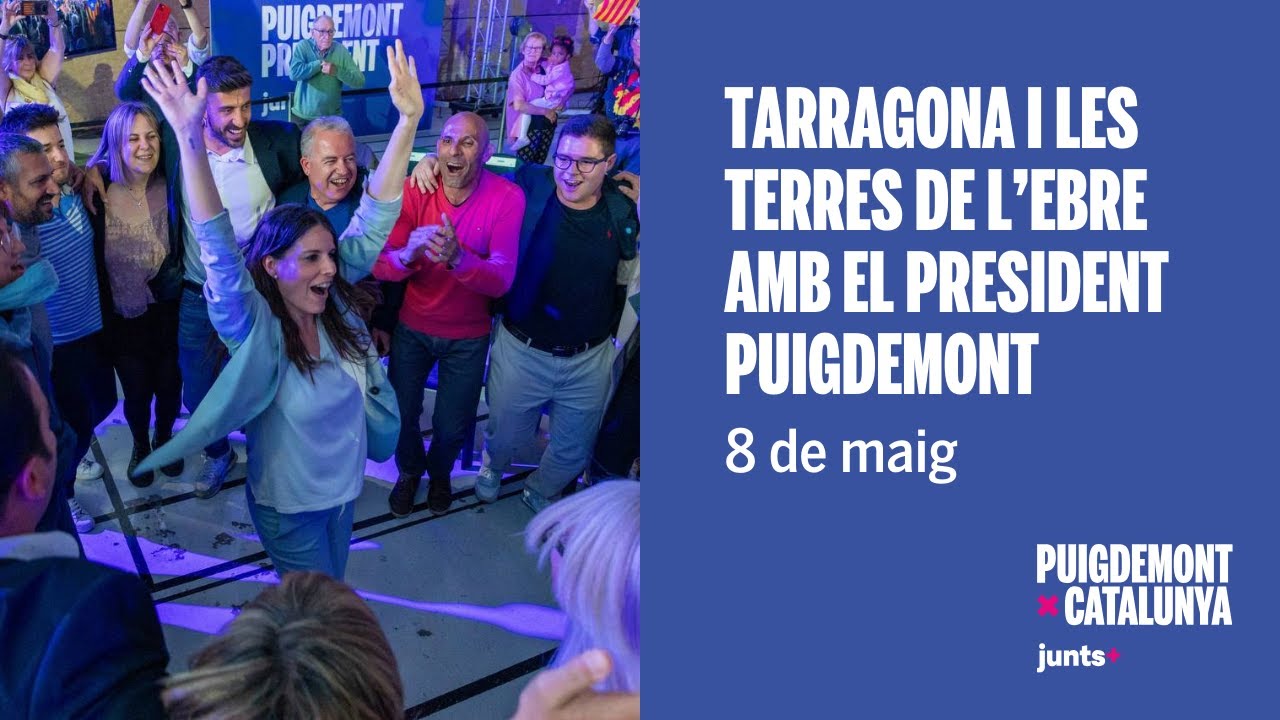 🎥 TARRAGONA amb el president Puigdemont - 08.05.24 #12M
