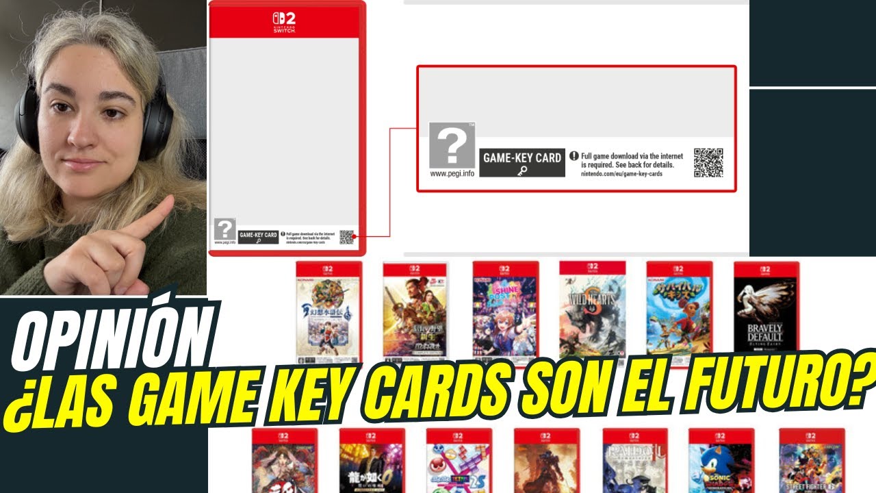 ¿Adiós al físico? El problema de las game key cards en Nintendo Switch 2