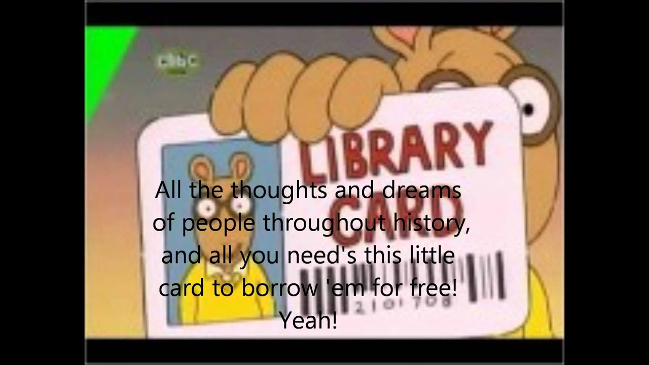 Arthur: Library Card Lyrics