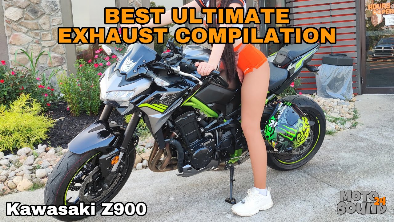 Kawasaki Z900 Best Ultimate Exhaust Sound Compilation