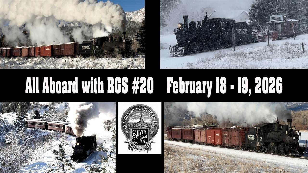 RGS 20... Runs the Snowball Express on the Durango and Silverton.