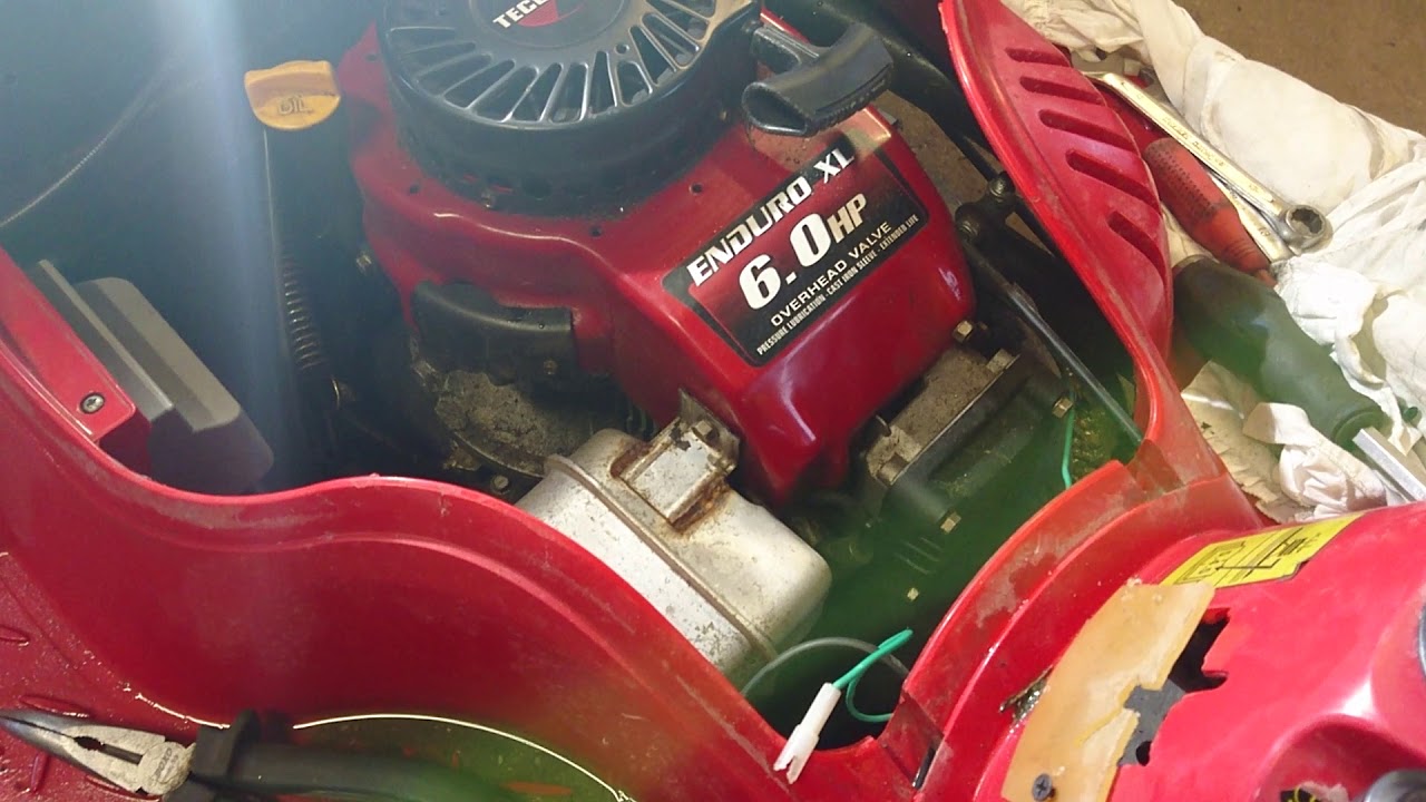 Praca silnika Tecumseh 6.0hp MowerLand