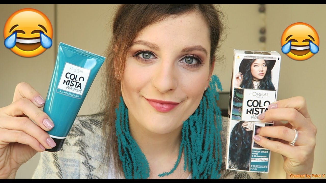 L'Oreal Colorista Washout TEST/ Mam TURKUSOWE wlosy