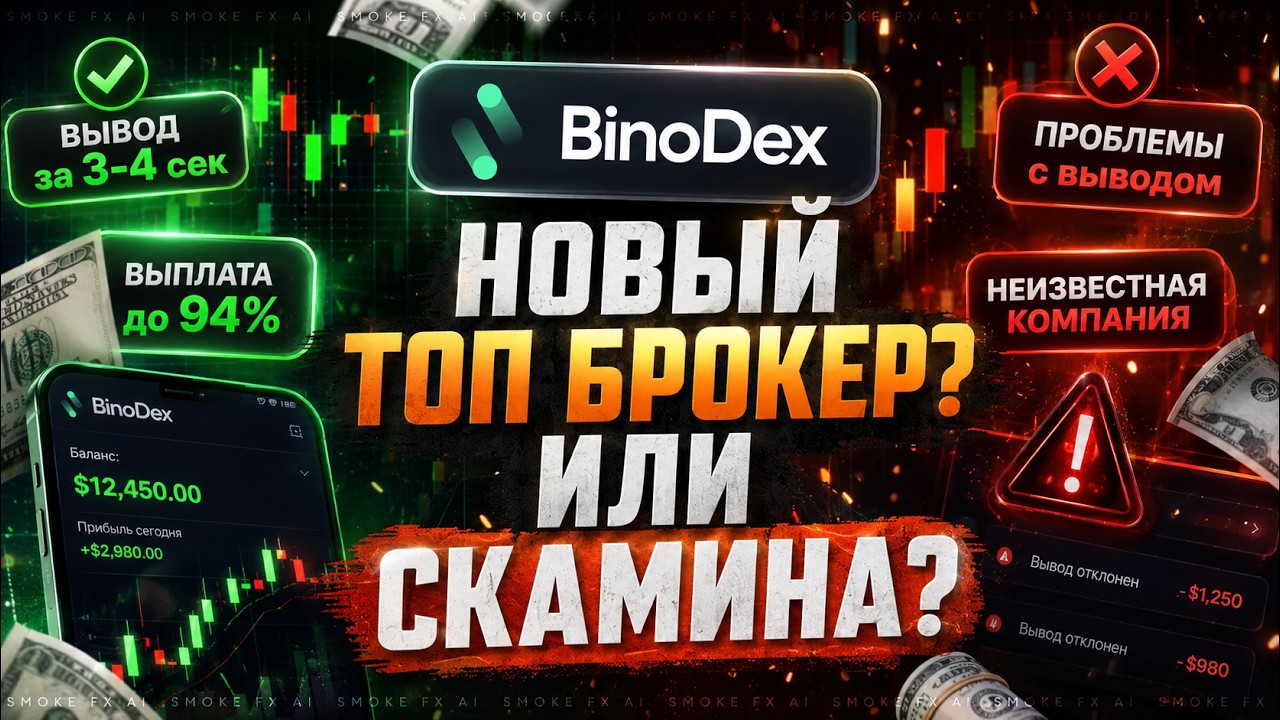 Трейдинг на BinoDex безопасен? Бинодекс новый топ брокер? BinoDex топ биржа для трейдинга?