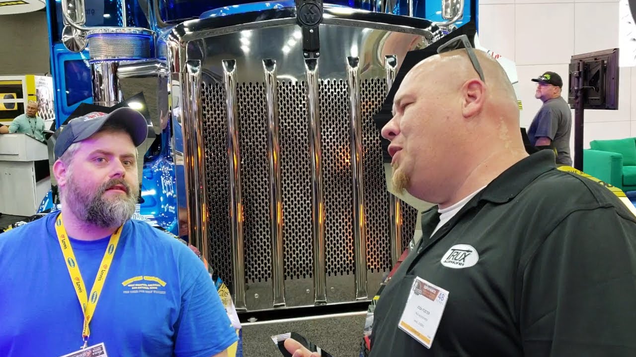 Trux Accessories Code Blue Kenworth at Mid America Truck Show 2019