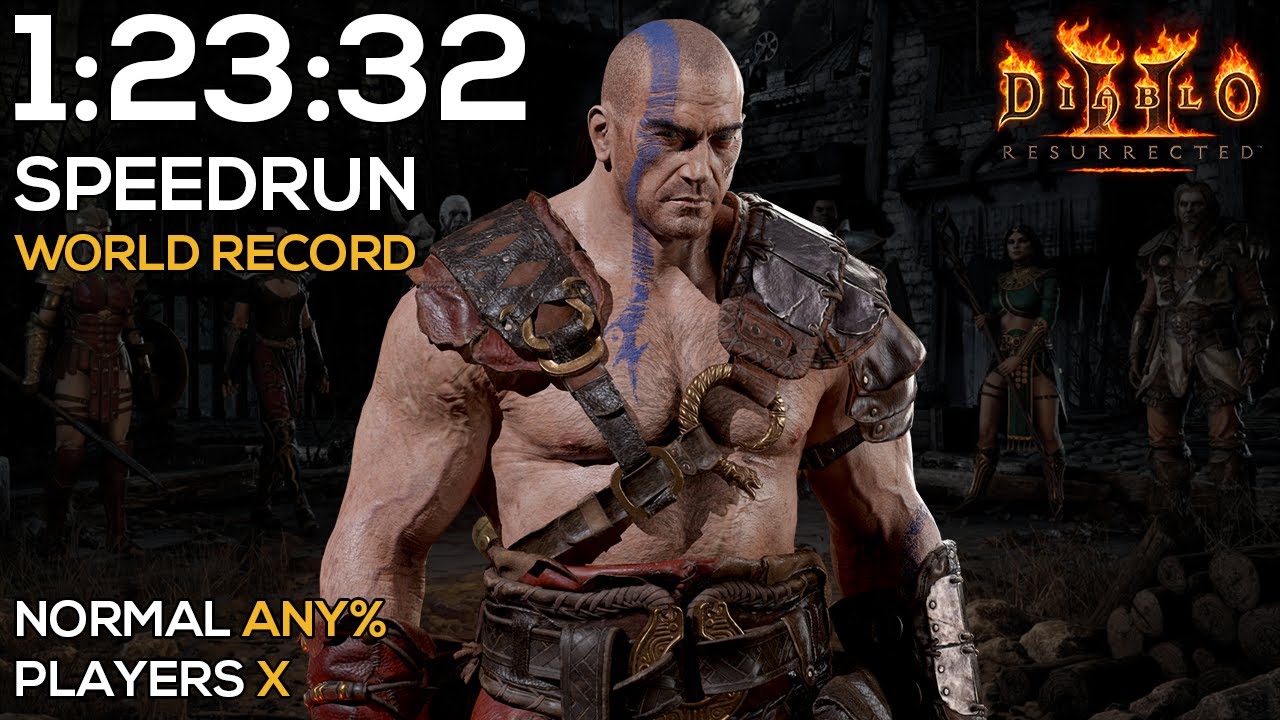 WORLD'S FASTEST BARBARIAN SPEEDRUN | 1:23:32 IGT | 1:25:57 RTA | DIABLO 2 RESURRECTED