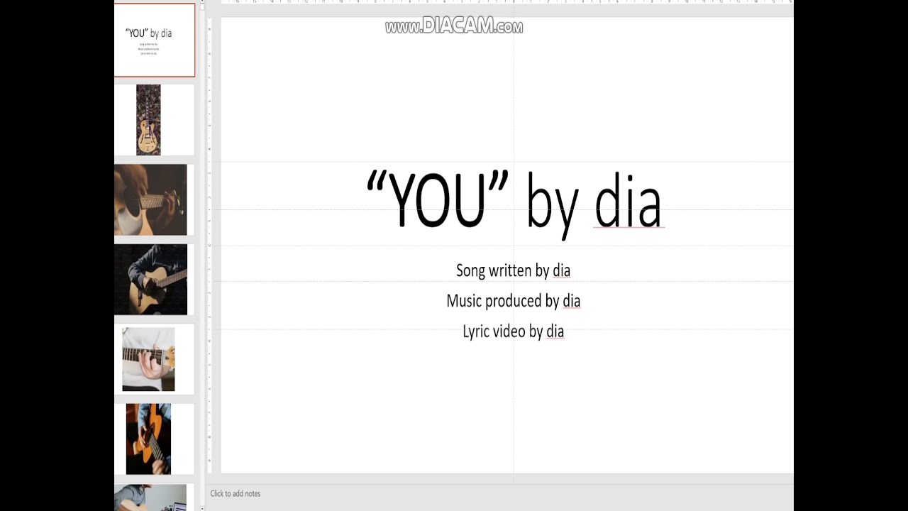 dia - YOU (Official PowerPoint Video)