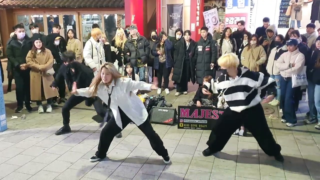 [STREET ARTIST] MAJESTY & OLYMPUS. HONGDAE BUSKING. 230226.