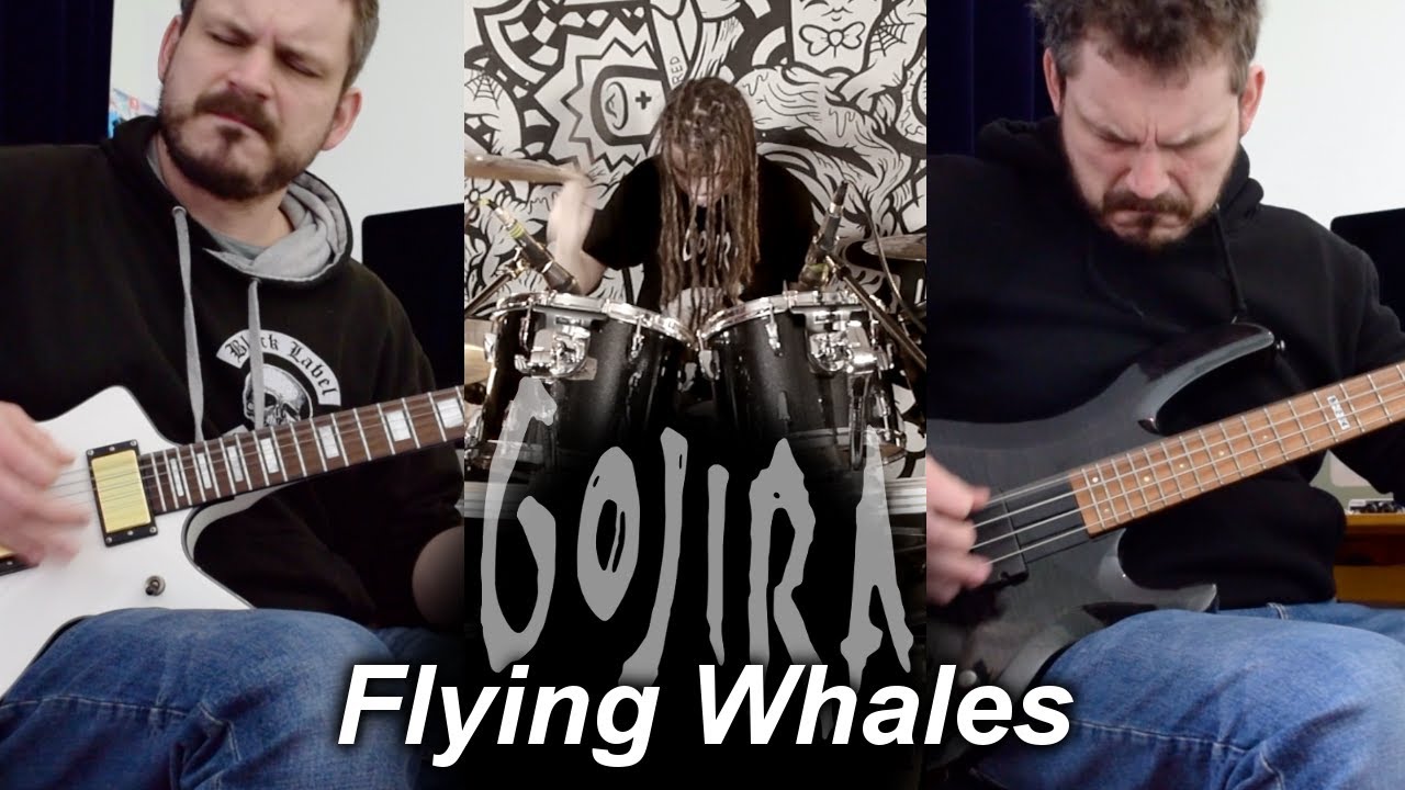Flying Whales - Gojira - Guitar Bass & Drum Instrumental Collab ft @DreaddyMills