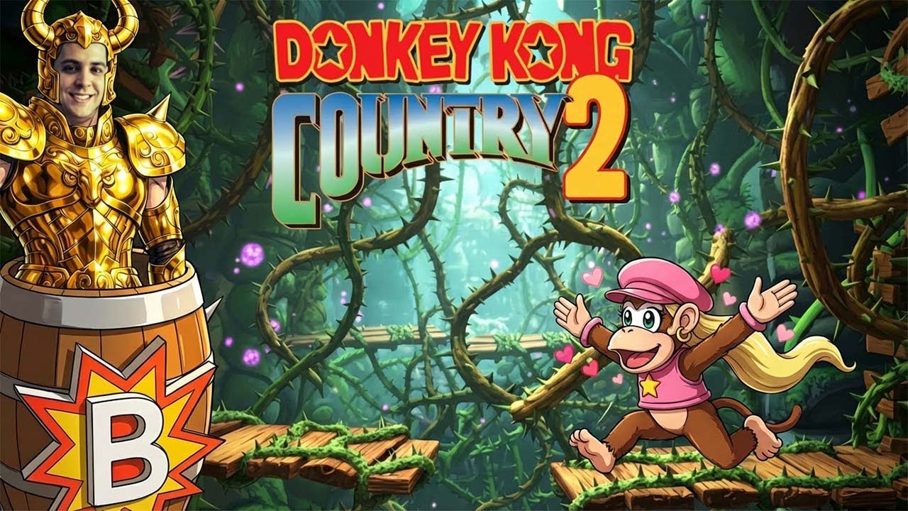 Donkey Kong Country 2: Cosmo do Nilo (Snes-Hack) Gameplay de (Danilo) Part2