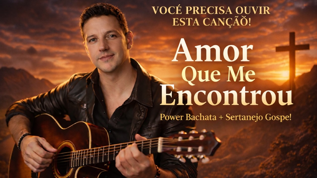 VOCÊ PRECISA OUVIR ISSO HOJE! | Amor Que Me Encontrou –Power Bachata + Sertanejo Gospel