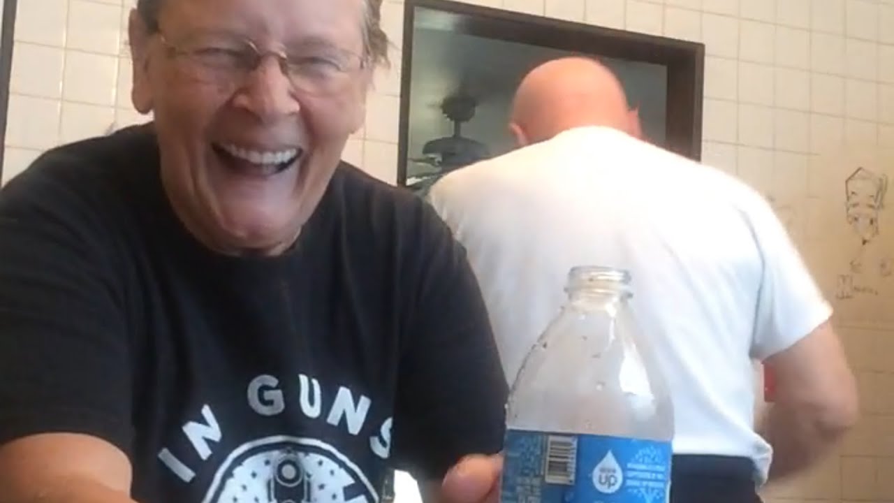 Woman Pranks Husband With Water Bottle Trick