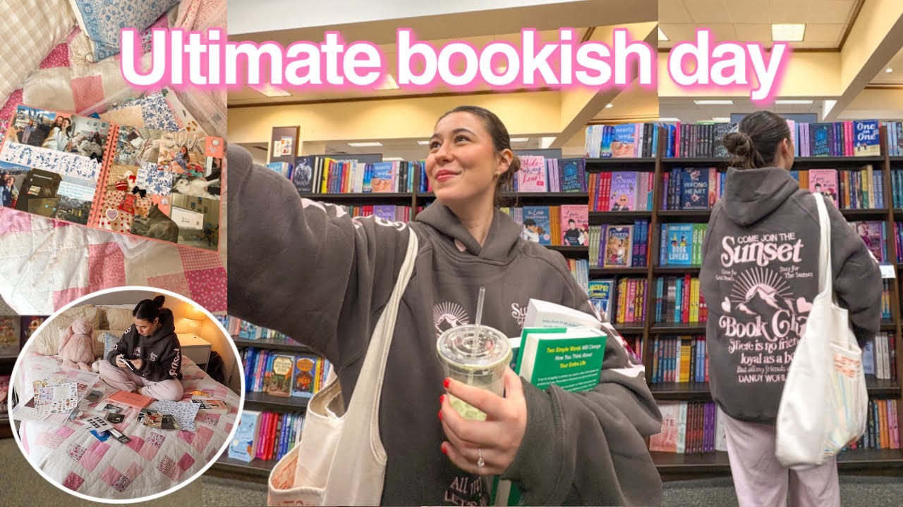 THE ULTIMATE BOOK VIDEO: Book shopping, Reading Vlog & Scrapbook Update