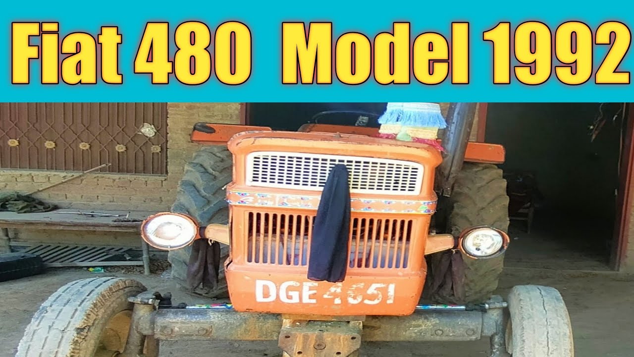 Fiat 480 tractor for sale model 1992 in Pakistan