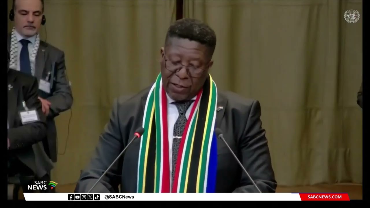 South Africa presents oral arguments at the International Court of Justice